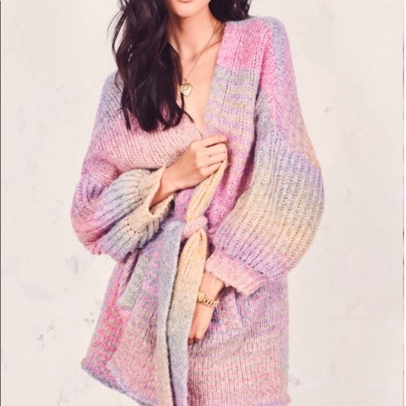 LoveShackFancy Sweaters - RARE Loveshackfancy Ombré Cardigan Sweater